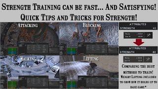 The Best Kenshi Strength Training Guide. 40.03-60 Str in 8hrs 32mins gametime (3mins 7secs) & more!