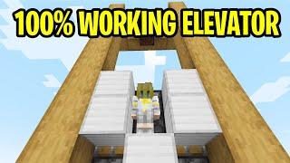 Minecraft Working Elevator (Tiktok Hack)