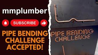 Copper pipe bending challenge!