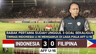  MENTERENG DI ASIA‼️Timnas Indonesia MENGAMUK HANCURKAN FILIPINA di Laga Piala AFF U-16