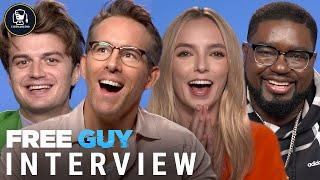 'Free Guy' Interviews With Ryan Reynolds, Jodie Comer And More!