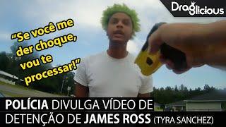 James Ross (Tyra Sanchez) sendo detido pela polícia dos EUA (17/05/2023)