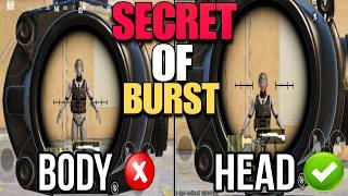 HOW to master BURST spray in BGMI/Pubgmobile | Burst like @crypto5775