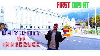 #vlog 2----1st DAY AT UNIVERSITY OF INNSBRUCK||EARLY MORNING ROUTINE||PAKISTANI STUDENT