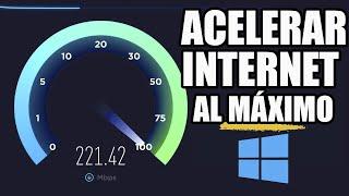 Como Aumentar al Máximo Velocidad de Internet (500%) en Windows 10 | Mejores Ajustes Sin programas