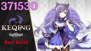 Keqing 52k To 371k Damage Showcase | Best Keqing Build Genshin Impact