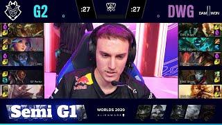 G2 vs DWG - Game 1 | Semi Finals S10 LoL Worlds 2020 PlayOffs | G2 eSports vs DAMWON Gaming G1 full