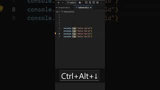 Shortcuts for copying in VS Code