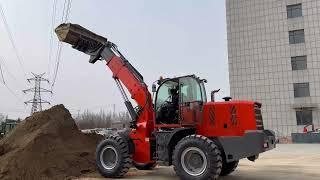 Everun 3.5T telescopic loader ER3500 working