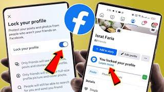 How to Lock Facebook Profile 2024 (NEW METHOD) | Facebook Profile Lock Option Not showing