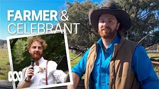 Monty Haron is a farmer one day and marriage celebrant the next | ABC Australia