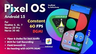 I Tested PixelOS Android 15 for Gaming and Got AMAZING Results! Ft. Realme 6