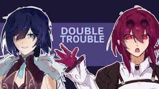 Double Trouble - HSR & Genshin animation [ flipaclip]