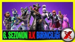 6. SEZONDA İLK BİRİNCİLİK GELDİ (Fortnite Battle Royale Gameplay Türkçe)