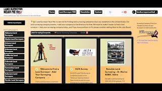 "Land Surveyors Near Me" Directory for Surveying Companies