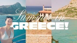 GREECE VLOG (best beaches in crete, boat tour, feeling refreshed)