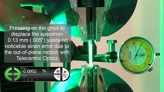 comparing telecentric vs entocentric optics for extensometers - Epsilon Technology