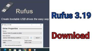 How to Download Rufus 3.19 Windows 7,8,10,11 | Create Bootable USB Drive the easy way