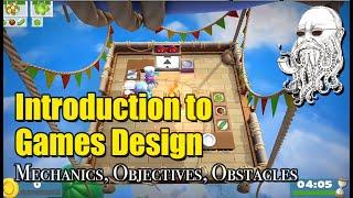 Introduction to Games Design (Mechanics, Objectives, Obstacles) | Dr Octobeard