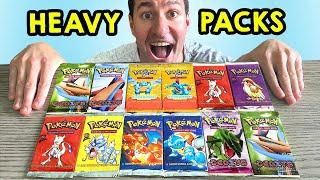 Opening ALL HEAVY Vintage Pokemon Packs!