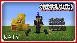 Minecraft 1.12.2 Rats Mod Showcase Tutorial | Rats Mod Spotlight Showcase