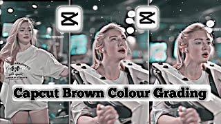 Capcut HDR CC Brown Effect Video Editing | Brown Effect Video Editing in Capcut|Brown Colour Grading