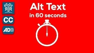 Alt Text in 60 Seconds