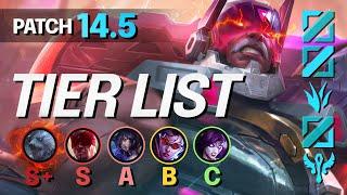 NEW PATCH 14.5 TIER LIST - BEST Champions, NEW Meta - LoL Update Guide
