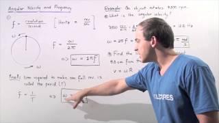 Angular Velocity and Frequency