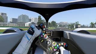 F1 2020 Short Races \\ George Russell \\ Williams - Australia \\ Cockpit view