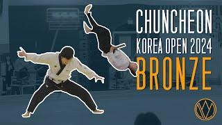 BRONZE (3rd) at Korea Open 2024 | Freestyle Poomsae Male | Sun-woo Chu