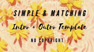 Simple intro and outro template| No text| No copyright + Free Download| Part-1| thatpetitechique