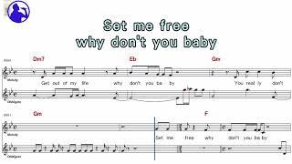 Rod Stewart-You keep me hanging on karaoke sheet music for players,chord,chorus,Lyrics(Ye karaoke)