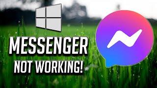 Windows 10 Facebook Messenger App Not Working Fix - [2024]