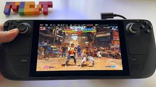Street Fighter 6 - Steam OS - Steam Deck gameplay | high graphics 60 FPS