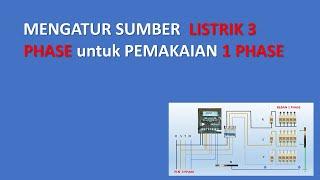 Listrik 3 phase pemakaian 1 phase