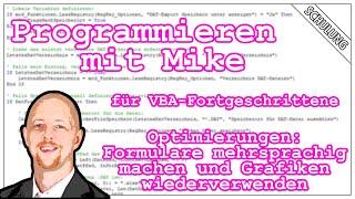 VBA-Programmieren mit Mike | Multilinguale Formulare und Optimierungen