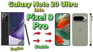 Install GSI PixelOS Stock Android 14 ON Note 20 Ultra Stable -English Guide-