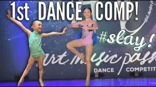 Hallie's 1st Official Solo at 1st Dance Competition of the Year! | Livvy's 1st Dance on Company