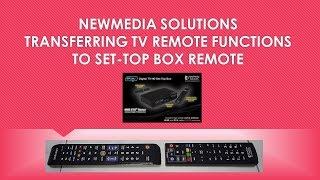 NewMedia Solutions Digital TV Set-Top box:Transfer TV remote functions to Set top box remote