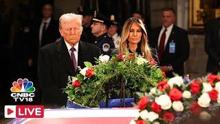 LIVE: Trump Pays His Respects To Jimmy Carter | Carter's Funeral Ceremony in Washington D.C. | N18G