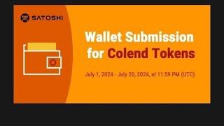 How to withdraw your Colend on #satoshi app // #core #oex