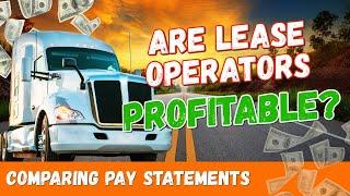 Unveiling the Paycheck Showdown - Lease Operators vs. Company Drivers 