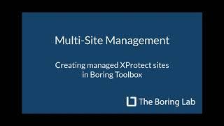 Multi-Site Management v5 - Creating centrally managed Milestone XProtect sites