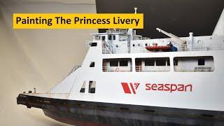 Painting the HO Scale Carrier Princess Livery | Boomer Diorama ~ # 291