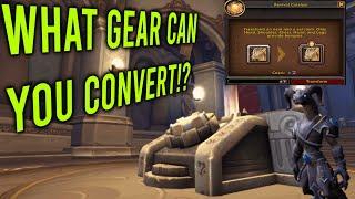 What GEAR you can Convert into TIER GEAR - 10.1 REVIVAL CATALYST