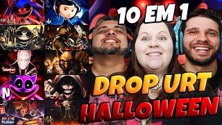 10 EM 1 DROP HALLOWEEN URT | FAMILY REACTS