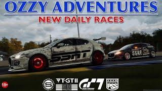  JustDio's OZZY Adventures Week3️⃣3️⃣ Daily Races #GT7 #ps5 #pegi18