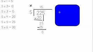 Dividing Multi-Digit Numbers by 1-digit numbers