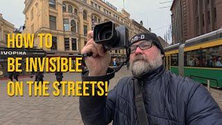 10  Street Photography Tips - How to be Invisible!